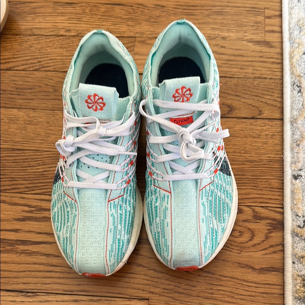 Nike Women's Athletic Shoes - Aqua and White